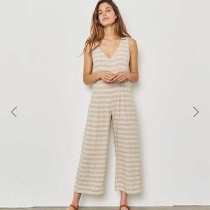 Christy Dawn Hannah Jumpsuit Striped Linen